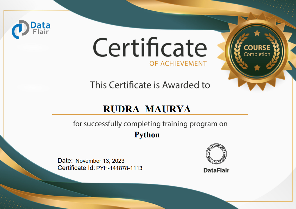 Python Certificate